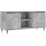 Maison Chic TV omarica - TV stojalo - Televizijska omarica betonsko siva 104x35x50 cm inženirski les, (21702261) | Shoptok.si