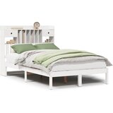  s regalom z knjige bez madraca bijeli 135x190cm borovina | shoptok.hr