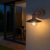 Brilagi spoljno zidno svetlo molde 1xE27/60W/230V IP44 bela/patina | Eponuda.com