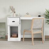  Radni stol s ladicom bijeli 115 x 50 x 75 cm konstruirano drvo | shoptok.hr