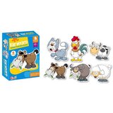 Baby puzzle Vozila - Farma - Zoo – slagalice za djecu Farma | shoptok.hr