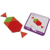 Kruzzel logička slagalica Geometrijski oblici, 155 drvenih dijelova | shoptok.hr