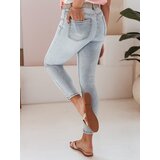 DStreet Spodnie damskie jeansowe MISSPEARL niebieskie | shoptok.hr