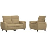  Set sofe 2 pcs Svijetlosmeđa Tkanina | shoptok.hr