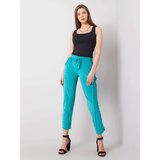 RUE PARIS Sweatpants-RV-DR-6110.92P-Turquoise | Shoptok.si