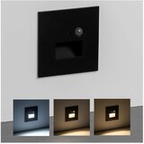  Brilagi LED svetiljka za stepenište sa senzorom JACK LED/3W/230V 3000/4000/6500K crna | Eponuda.com