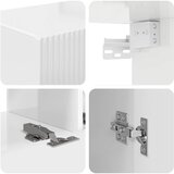 TV ormar 8 pcs Visoki sjaj bijela | shoptok.hr