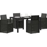  Vrtni set za objed s jastukom 5 pcs Antracit PP | shoptok.hr