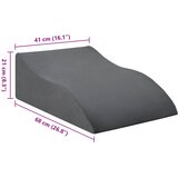  Jastučić za noge Siva 68 x 41 x 21 cm PU pjena | shoptok.hr