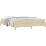  s opruga kutije s uzglavljem Krema 180 x 200 cm tkanina | shoptok.hr