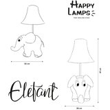 Happy Lamps LED Dečija stona lampa ELEPHANT LED/5,4W/230V slon | Eponuda.com