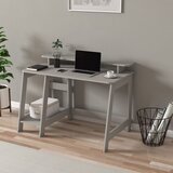 Hanah home radni sto country - grey grey study desk cene