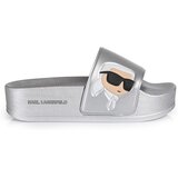 Karl Lagerfeld Natikači KL80805NVSL Srebrna Cene