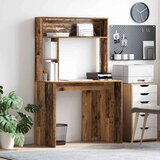 vidaXL Stol s policom Staro drvo 91 x 50 x 149 cm Konstruirano drvo Cijene