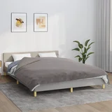 vidaXL Obtežena odeja s prevleko siva 200x220 cm 13 kg blago