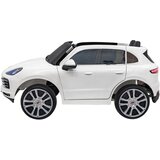  Licencirani auto na akumulator Porsche Cayenne S - bijeli/lakirani | shoptok.hr
