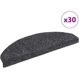  Prostirke za stepenice, samoljepljive, 30 kom., 65x21x4 cm, tamno sive, poluokrugle, velike | shoptok.hr
