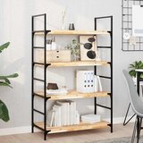  Plutajuće police 4 kom 80x40x4 cm Neobrađeno puno drvo akacije | shoptok.hr