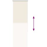 vidaXL Rolo zavjesa prljavobijeli 50x130 cm Širina tkanine 45,7 cm | shoptok.hr