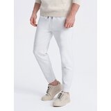 Ombre Men's sweatpants joggers - white Cijene