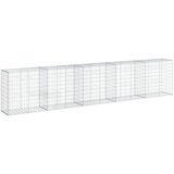 vidaXL Gabionska košara s poklopcem 500x50x100 cm pocinčano željezo | shoptok.hr