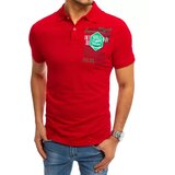 DStreet Koszulka polo z nadrukiem czerwona | Shoptok.si