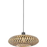 QAZQA Orientalska viseča svetilka črni bambus 40 cm - Ostrava Cene