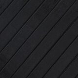  Okrugli tepih crni 100 cm bambus | shoptok.hr