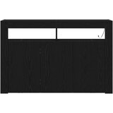 vidaXL Sideboard Crni hrast Inženjersko drvo 116 x 30 x 75 cm | shoptok.hr