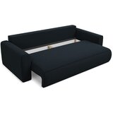 Makamii Tamno plava baršunasti sklopiva/s prostorom za odlaganje sofa 238 cm Kapua – | shoptok.hr