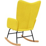  Stolica za ljuljanje od tkanine boja senfa | shoptok.hr