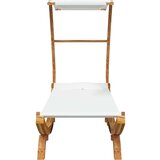 Vanjski Zunanja postelja s streho 100x190x134 cm trden les krem, (20764811) | Shoptok.si