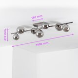  Brilagi - LED plafonski luster MILLA 7xG9/3W/230V crni hrom/zadimljeno staklo | Eponuda.com