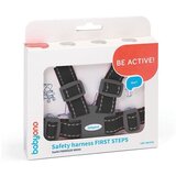 BabyOno Sigurnosni pojas za učenje hodanja crno-siva | shoptok.hr