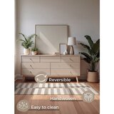 Hanse Home Bijeli/sivi obostrani/ručno rađen vunen tepih 80x150 cm Vika – | shoptok.hr