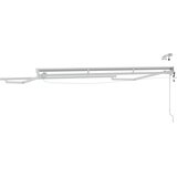  Okvir električne tende s LED-ovima Bijeli 3,5 x 2,5 m Aluminij | shoptok.hr