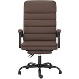  Masažni uredski naslonjač od umjetne kože smeđi | shoptok.hr