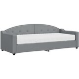  Dnevni krevet s madracem svjetlosivi 80 x 200 cm od tkanine | shoptok.hr