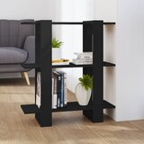 Furnova Knjižna omara/pregrada črna 80x30x87 cm, (21933377) | Shoptok.si