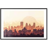  Plakat - City Heat 90x60 Crni okvir s margom | shoptok.hr