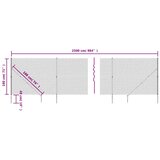  Žičana ograda sa šiljastim držačima zelena 1,8 x 25 m | shoptok.hr