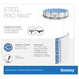 Bestway Bazen z masivno konstrukcijo ø 457 cm globina 122 cm Max - | Shoptok.si