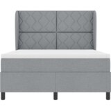  Krevet s opruga kutije Svjetlosiva 160 x 200 cm tkanina | shoptok.hr