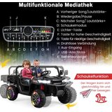  2-sedežni električni avtomobil z glasbo in črnimi žarometi | Shoptok.si