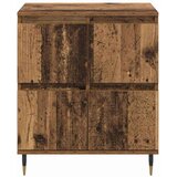 vidaXL Strani šal Rjava 60 x 35 x 70 cm Konstruiran les | Shoptok.si
