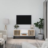 TV ormarić bijeli 105 x 30 x 45 cm od konstruiranog drva | shoptok.hr