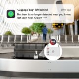 MiLi GPS Bluetooth MiLock Tracker HD-P16-L (samo za Apple) ključavnica za prtljago bela | Shoptok.si