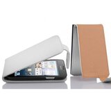 Cadorabo Ohišje, združljivo z Huawei ASCEND G510 / G520 / G525 v snežno bela - Zaščitni ovitek v obliki flipa iz teksturiranega umetnega usnja, (20559058) | Shoptok.si