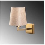 Opviq Zidna lampa PROFILI antique/ bež, metal/ platno, 18 x 24 cm, visina 30 cm, visina sjenila 18 cm, E27 40 W, Profil - 4651 | shoptok.hr