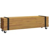 TV stalak Smeđa 110 x 30 x 30 cm Čvrsto teak drvo | shoptok.hr